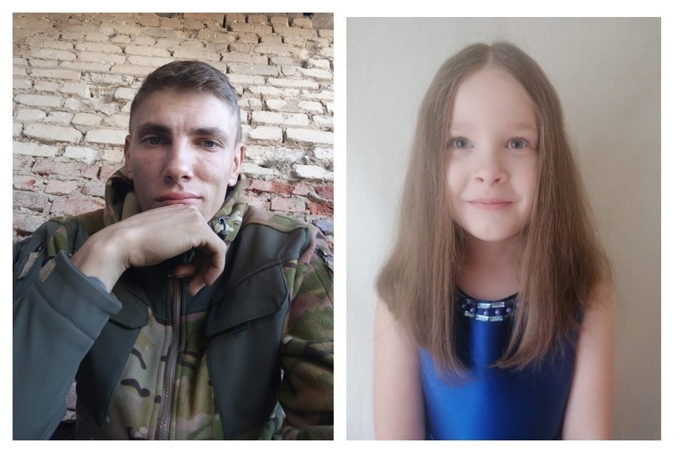    У погибшего бойца осталась дочь Василиса. из архива героя публикации