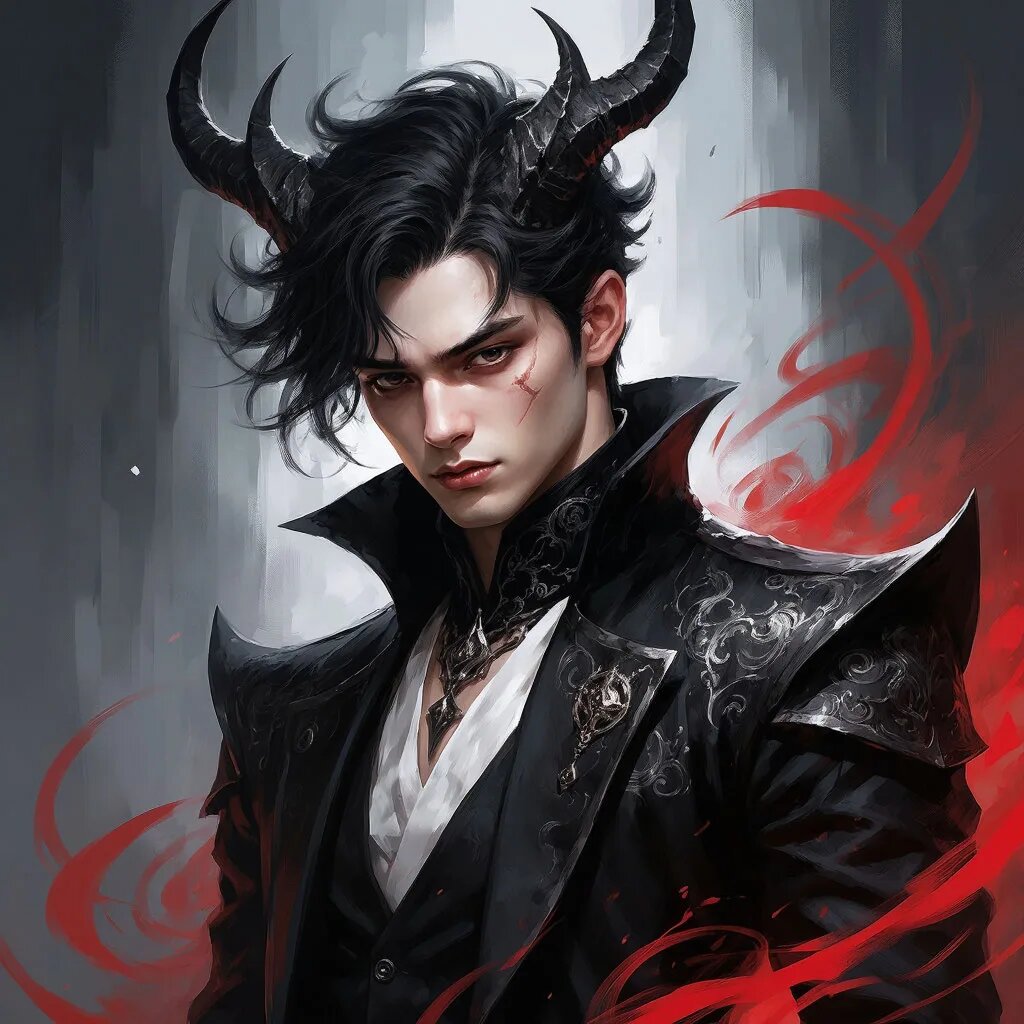 Демон. Иллюстрация сгенерирована нейросетью