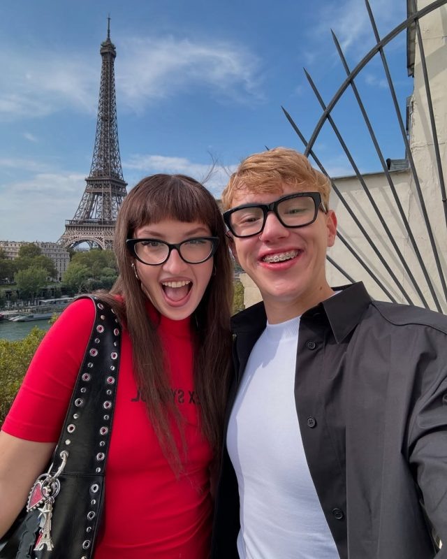    Лиза Барашик и Саша Теслонд. Фото: @teslond (Instagram*)