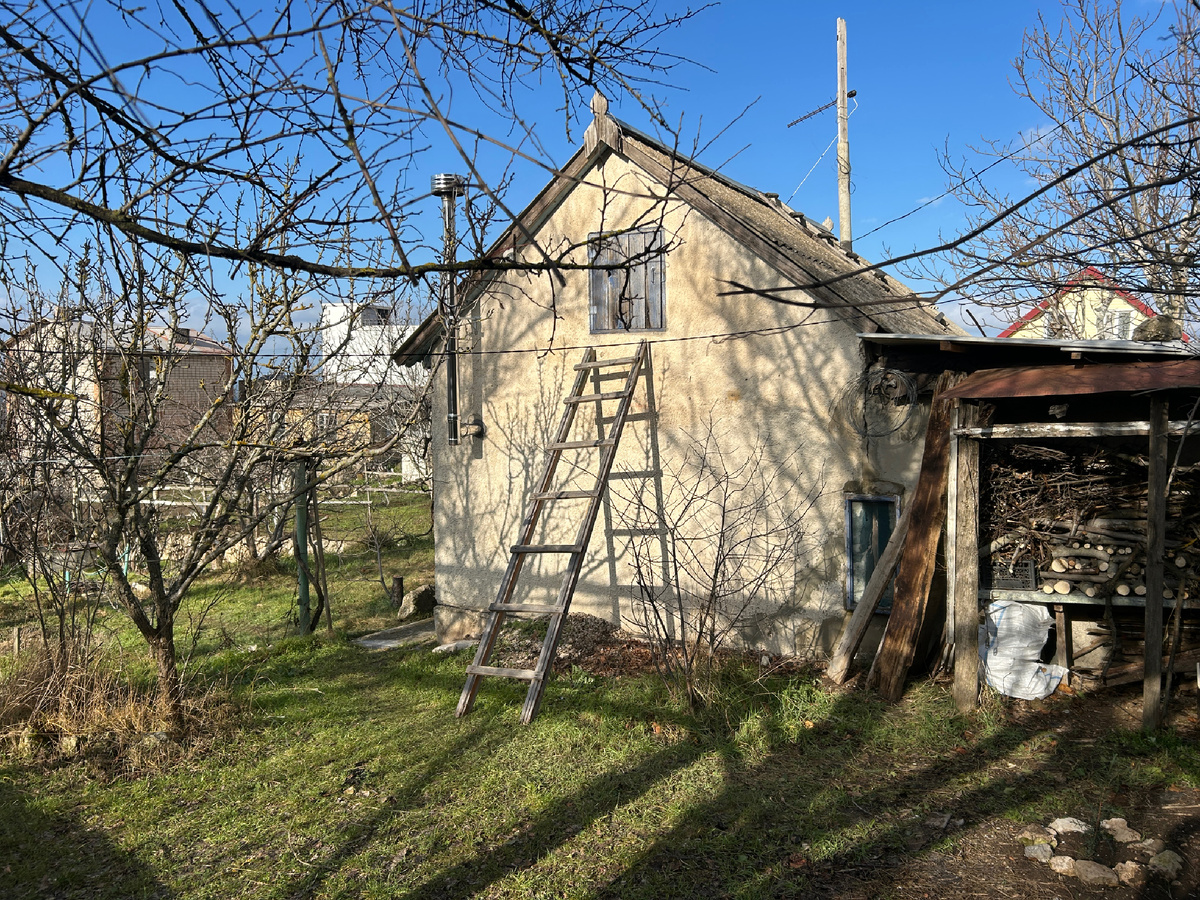 А то по этой деревянной старой страшновато лазать на чердак