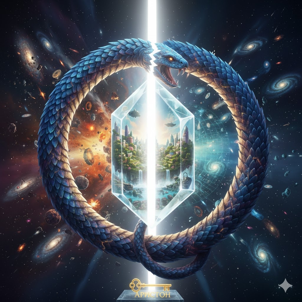 "Прозрачный кристалл", иллюстрация создана сетью Джемини