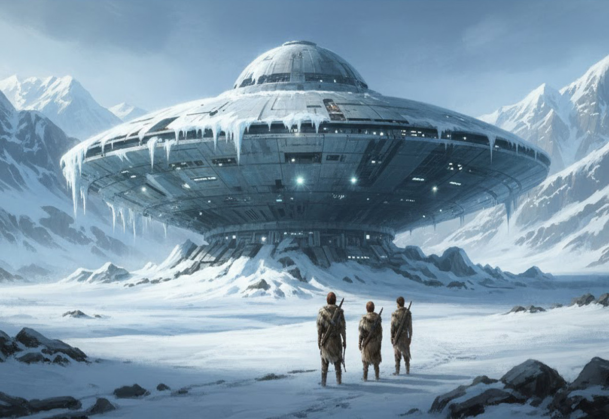 "Эхо Галактики: Обретение утраченного Ковчега", иллюстрация создана сетью Джемини