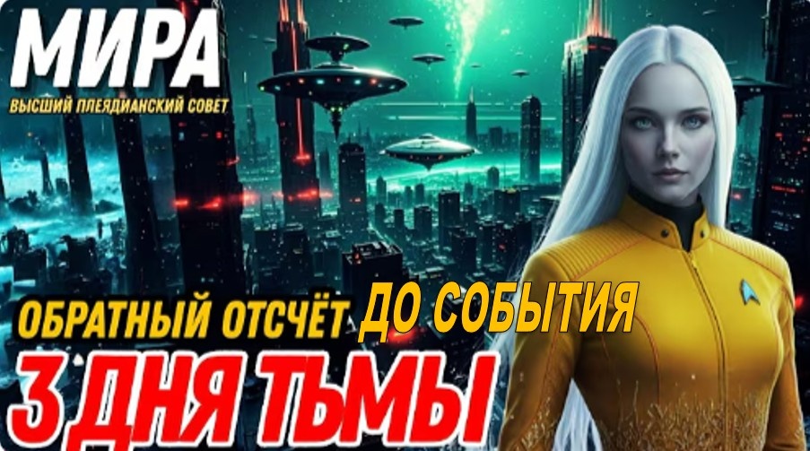 3 ДНЯ ТЬМЫ | ОБРАТНЫЙ ОТСЧЁТ ДО СОБЫТИЯ | Мира, Высший Плеядеанский Совет