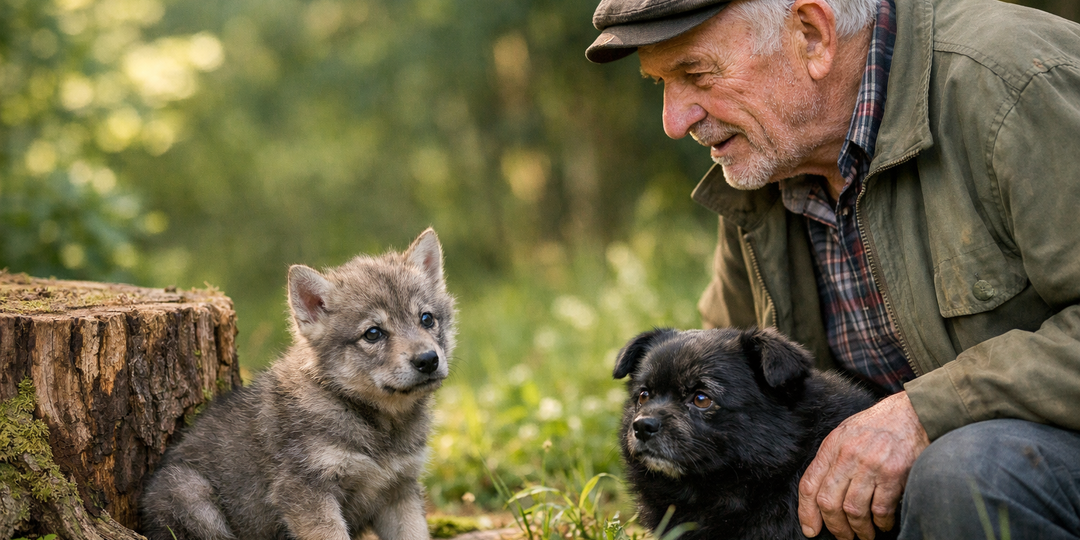 Старый дед Иван и волк Бублик: ночь, после которой в доме появился ребёнок