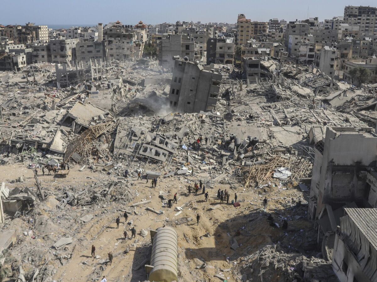    Последствия израильских ударов по сектору Газа | © AP Photo / Mohammed Hajjar