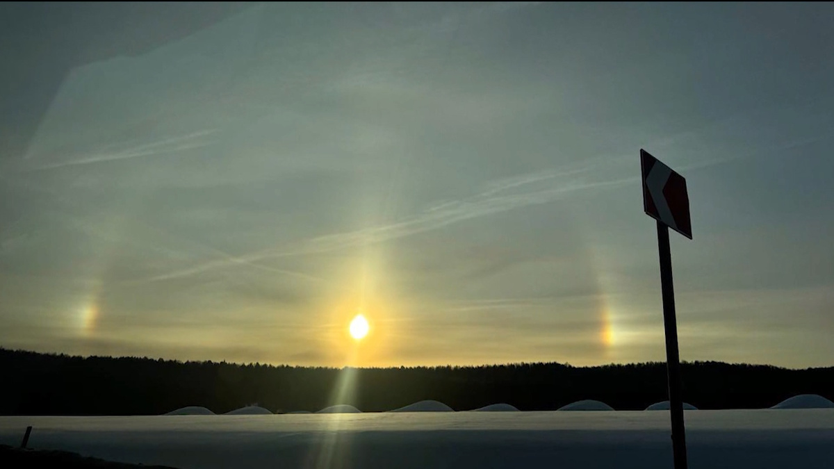    «Двойное солнце» появилось в небе над Башкортостаном