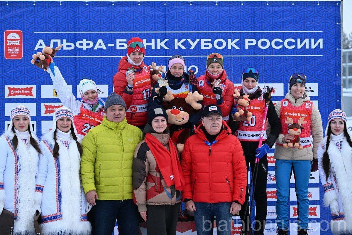    Югорчанки пробились в топ-6 на этапе Кубка России по биатлону