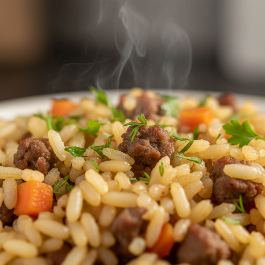 Ленивые Ёжики в Овощном Соусе