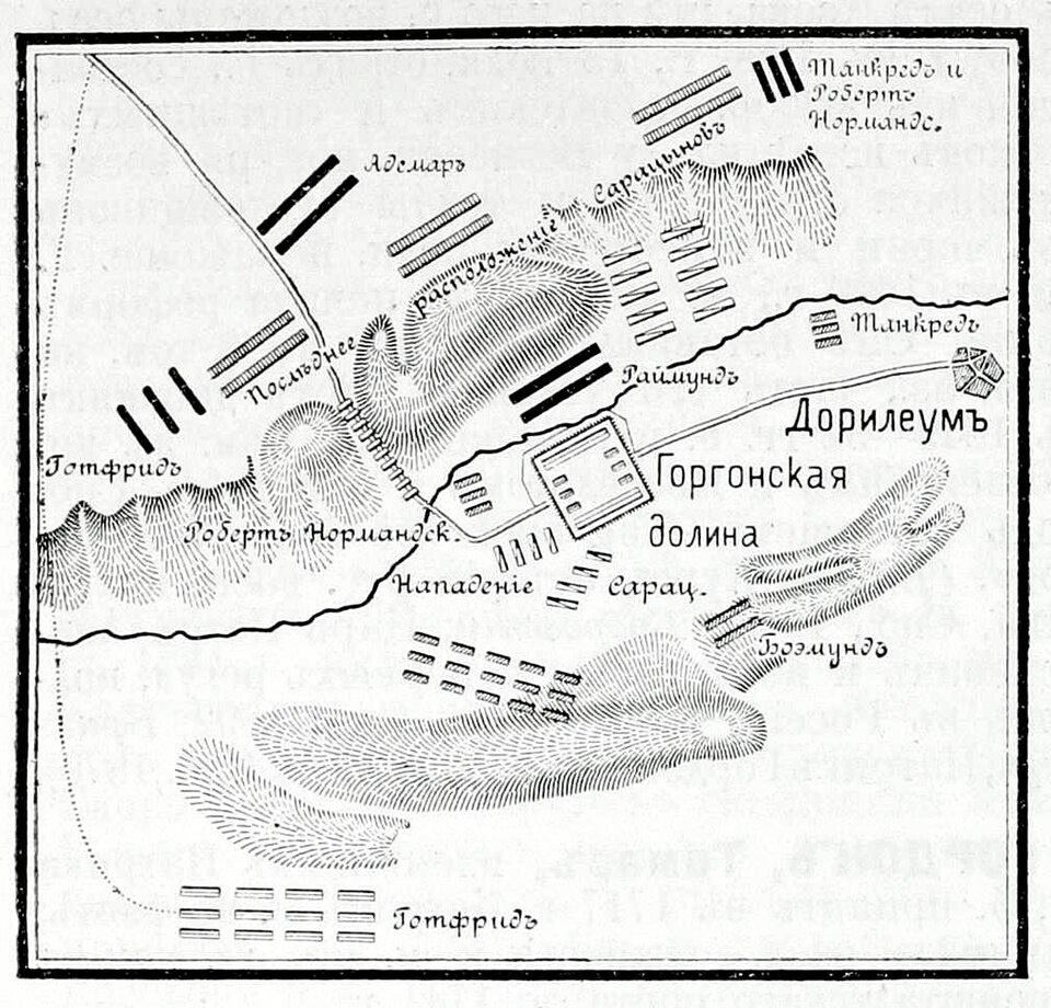 Рисунок из статьи «Горгони» («Военная энциклопедия Сытина»)