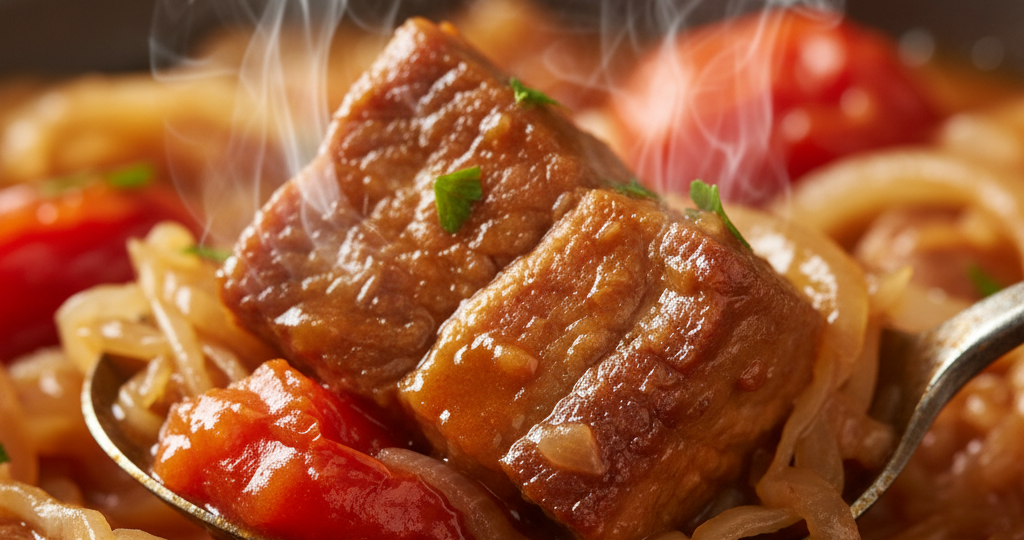 Устали от сухой свинины? Этот рецепт с капустой сделает мясо невероятно нежным, а ужин – идеальным