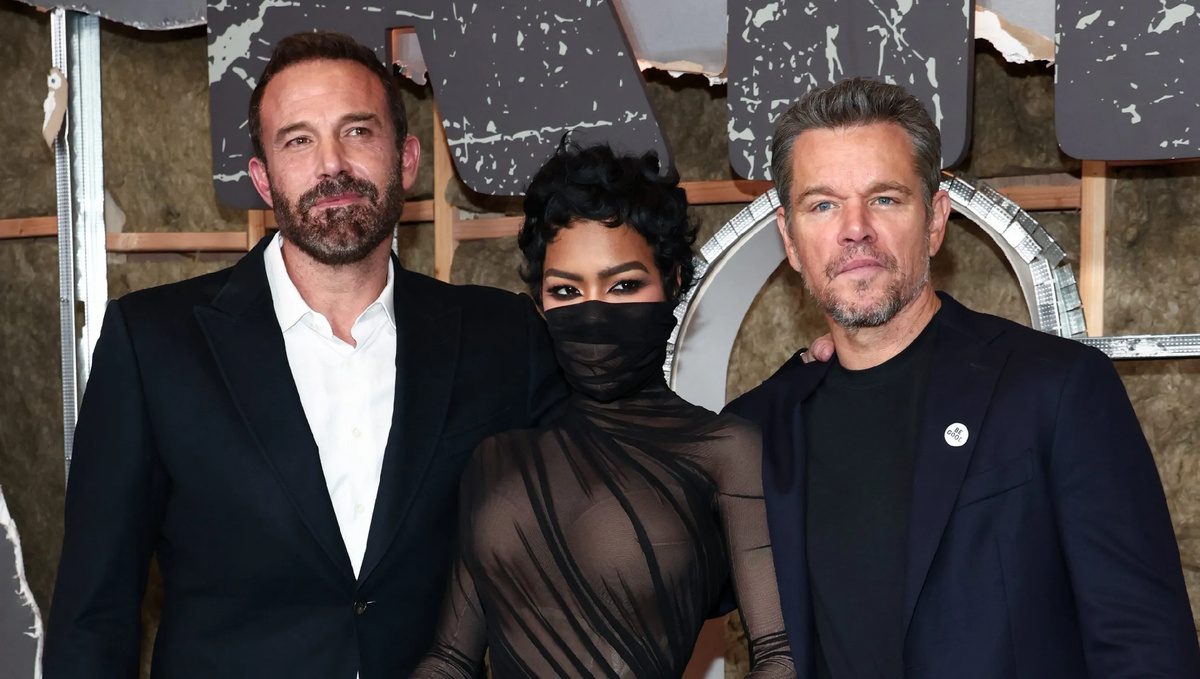 Мэтт Деймон и Бен Аффлек на премьере нового проекта "The Rip" (в русском варианте "Лакомый кусок")