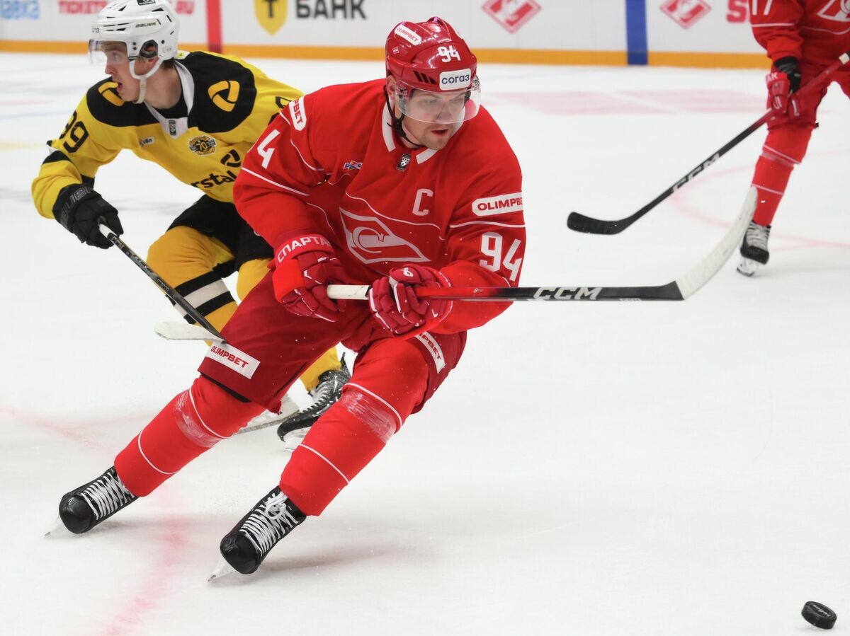    Хоккей. КХЛ. Матч "Спартак" (Москва) – "Северсталь" (Череповец) | © РИА Новости / Григорий Сысоев