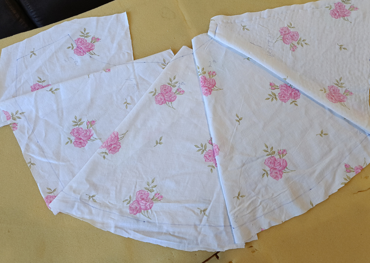 Это половина выкройки рукава 