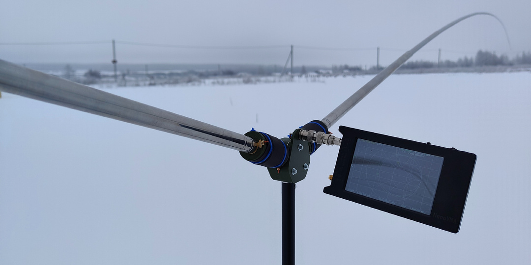 Походный телескопический диполь на 7...28 МГц