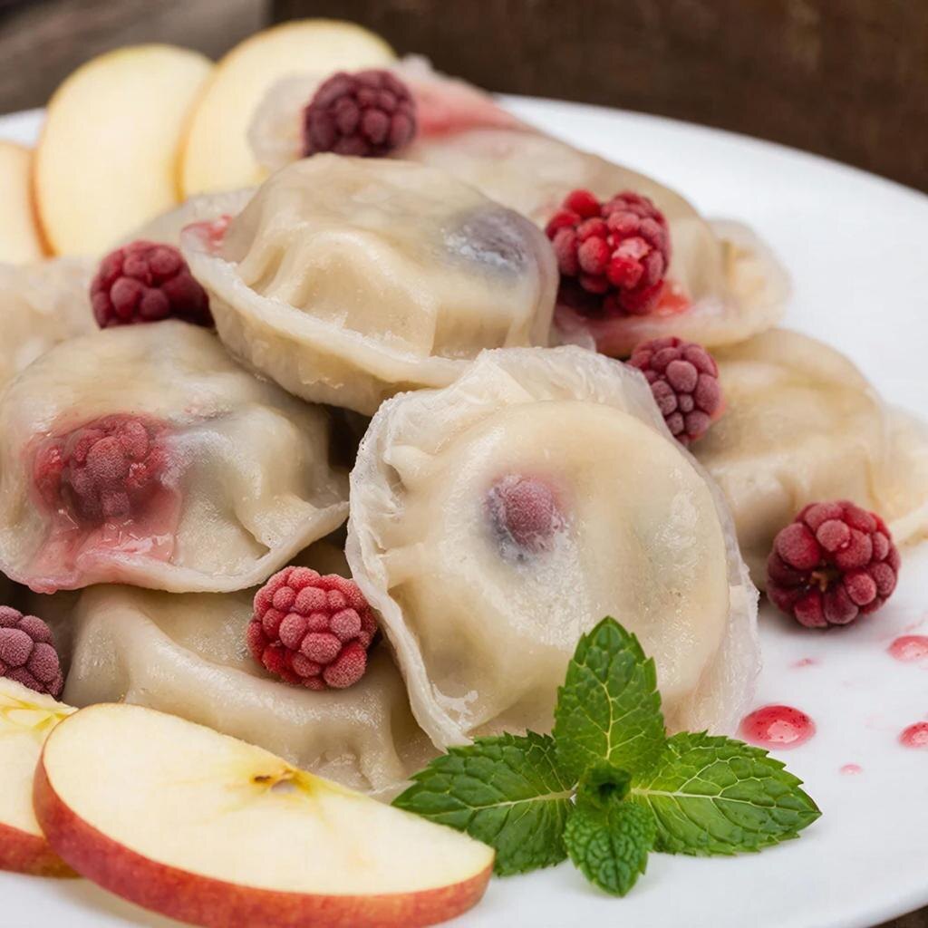 Вареники с замороженными ягодами: Солнечный вкус лета в любое время года!