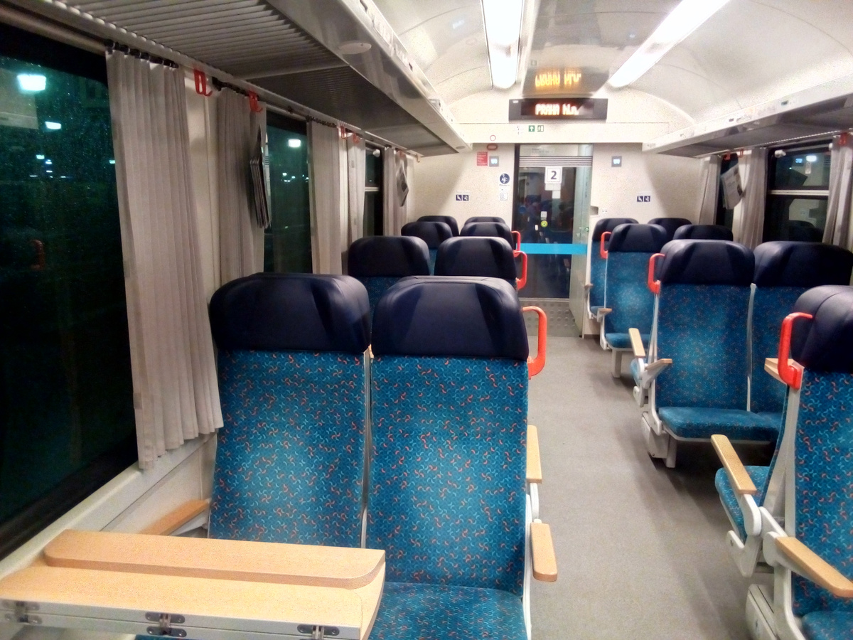 Вагон поезда Мюнхен - Прага