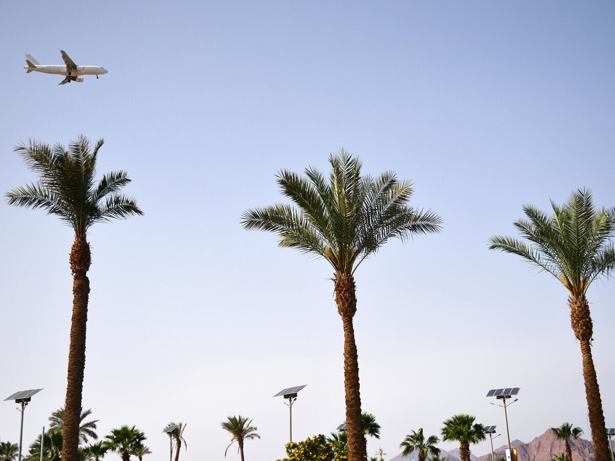    Самолет в небе над Шарм-эль-Шейхом | © РИА Новости / Алексей Витвицкий