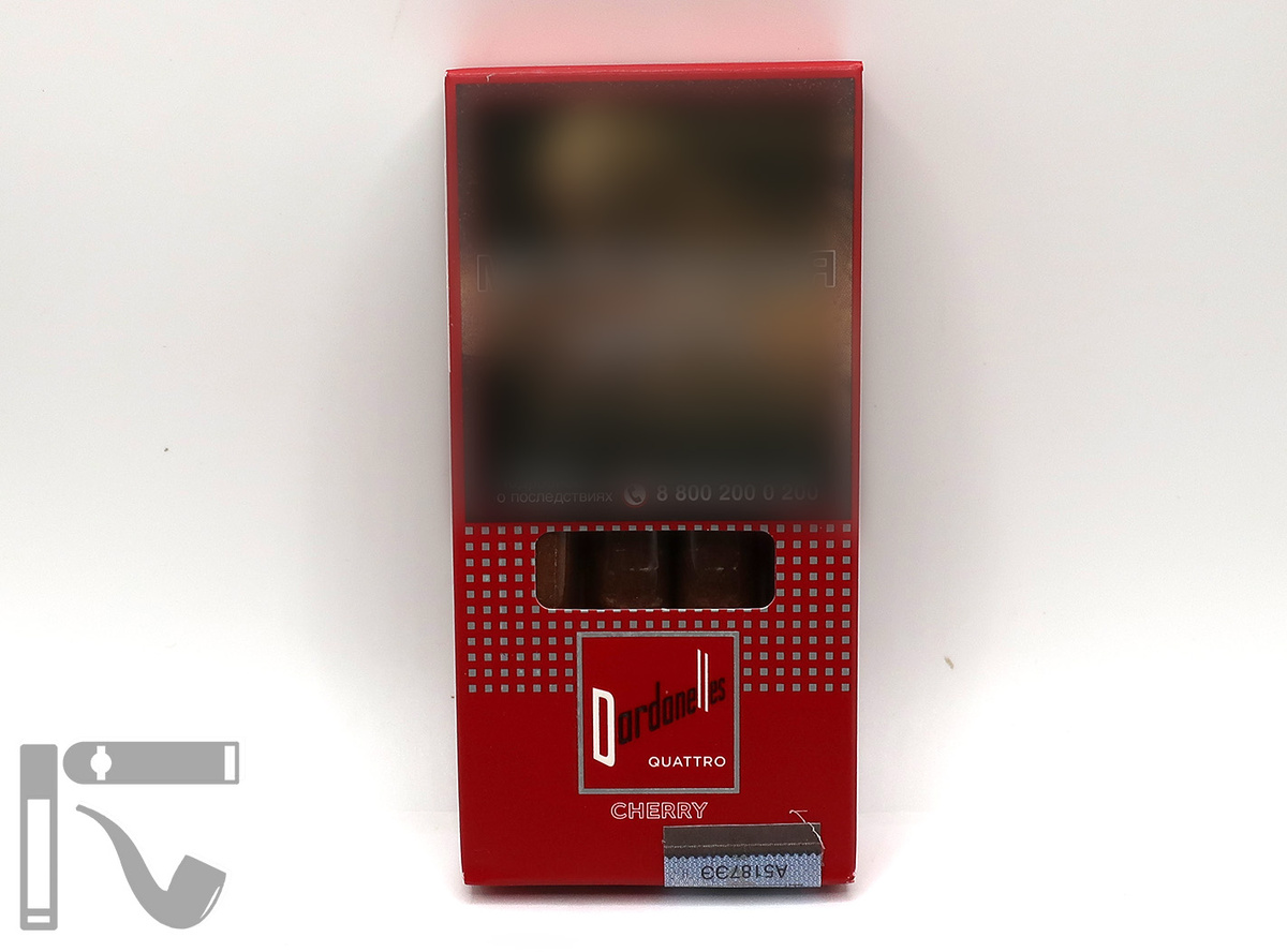 Сигариллы Dardanelles Quatro Cherry. Фото: © канал "Уголок Курильщика"