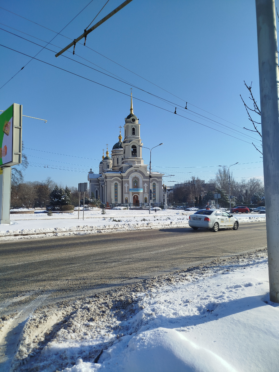 Спасо - Преображенский Собор в Донецке на Студенческом Городке.