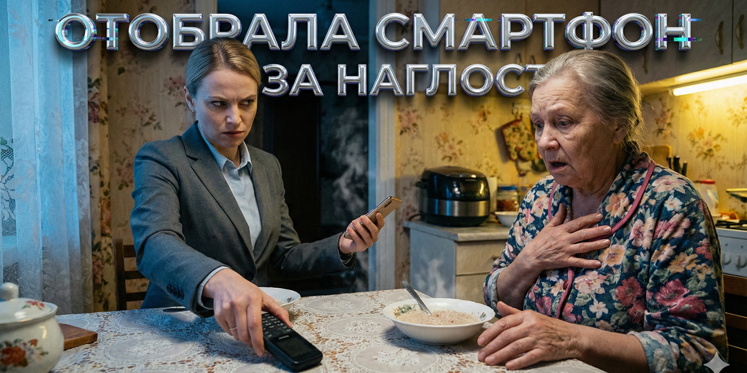 Отобрала у матери смартфон за наглость