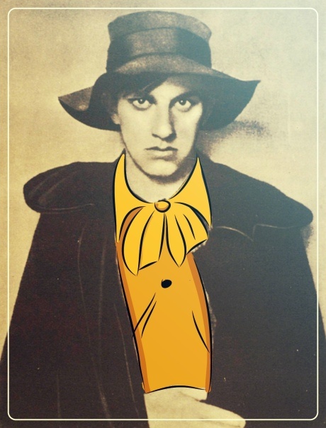 Фотографий в тех безумных одеждах не сохранилось, но представить себе вполне можно