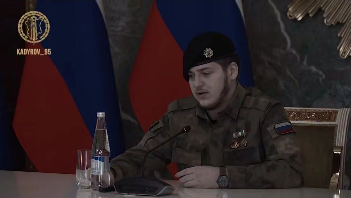    Кадр видео канала Kadyrov_95/t.me