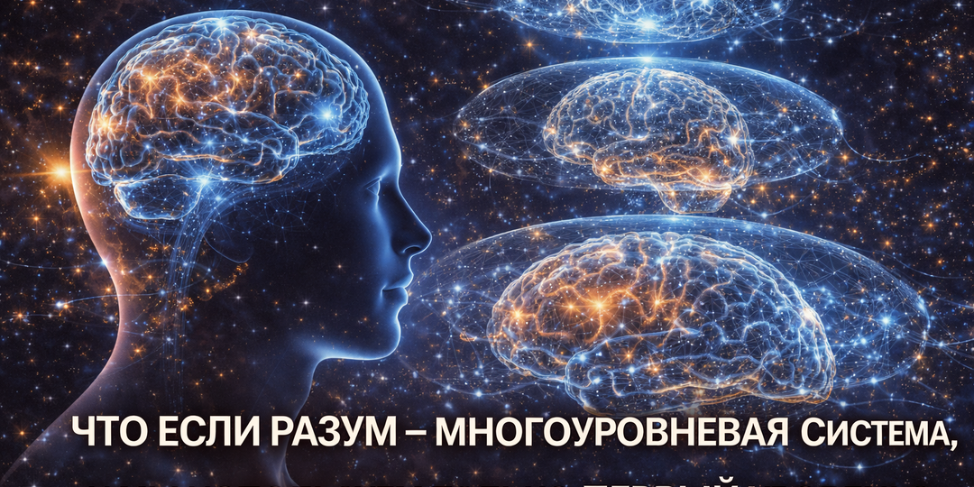 Что если разум - многоуровневая система, и мы используем только первый уровень?