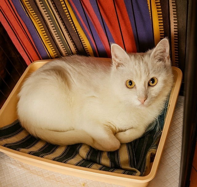 Снежок очень добрый, хороший мальчик. 😻