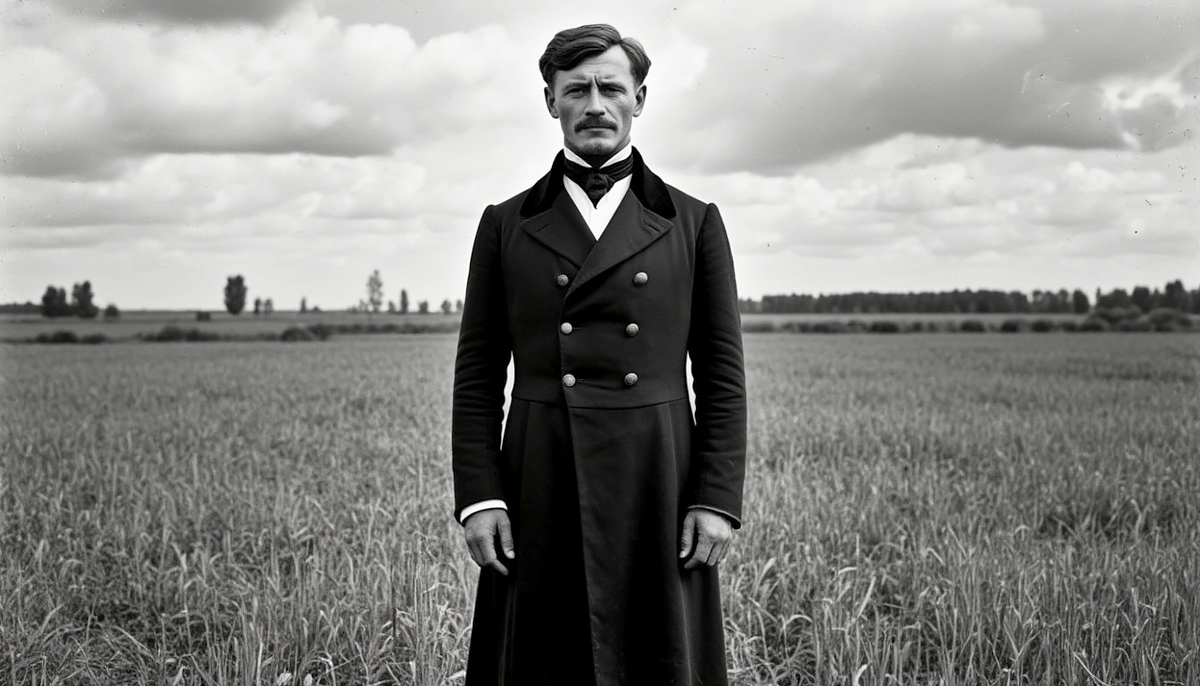 Незнакомец выглядел странно.