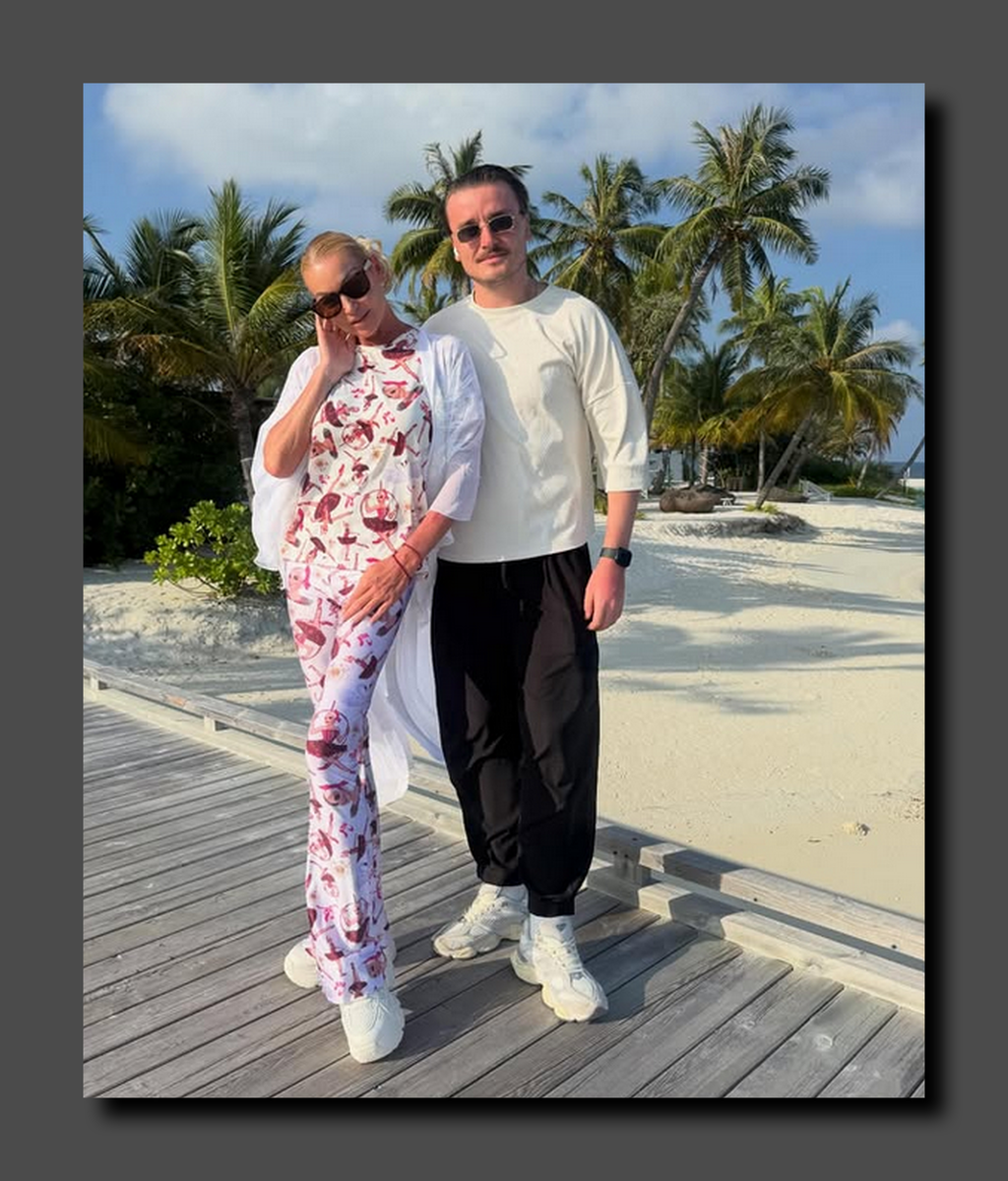 Почти 50-летняя Волочкова и 26-летний Марчел. Скриншот @ volochkova_art