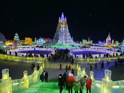 Фестиваль льда в Харбине Yandex.ru