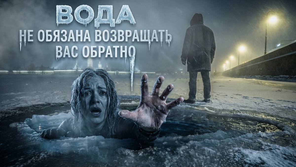 Крещение в Петербурге: чёрная вода подо льдом и секунда, которая не возвращает