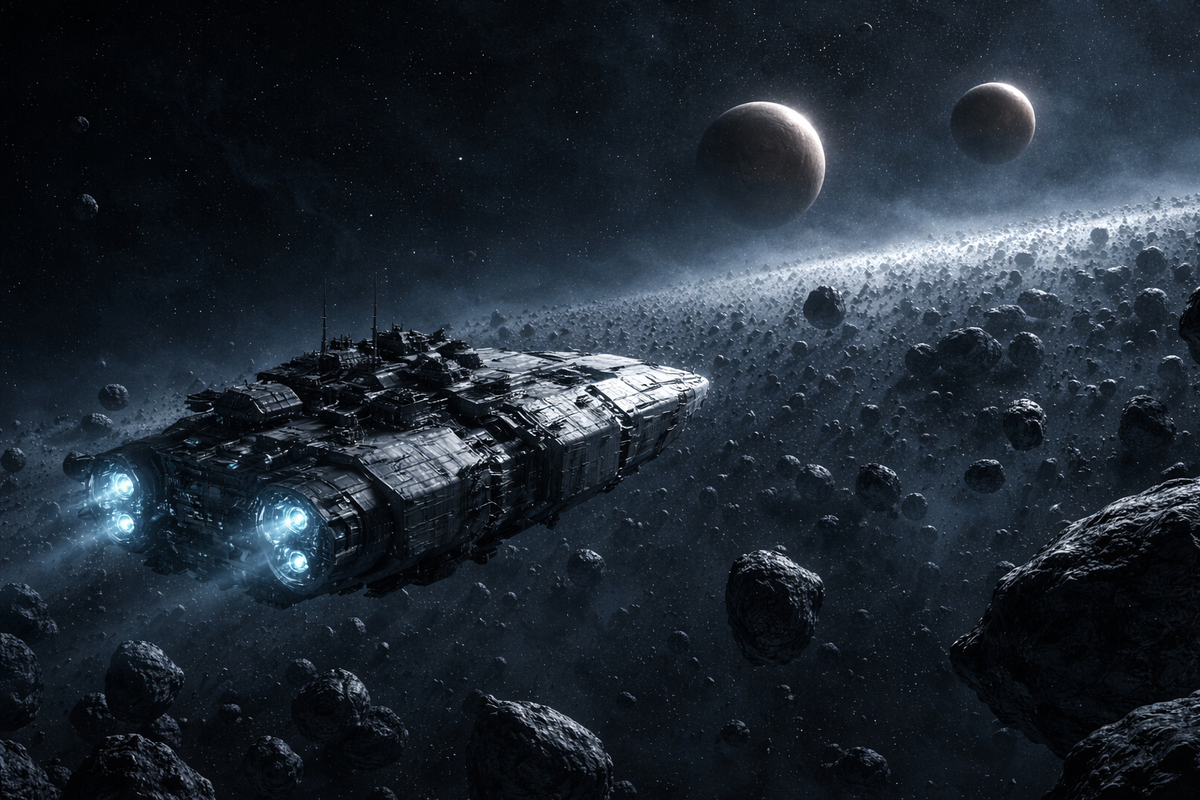 Это была звездная свалка: двойная система мертвых коричневых карликов, окруженная поясом астероидов, настолько плотным, что навигационные ИИ начинали греться.