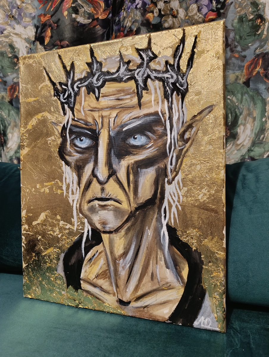 Кощей. Акрил .01, 25  автор я