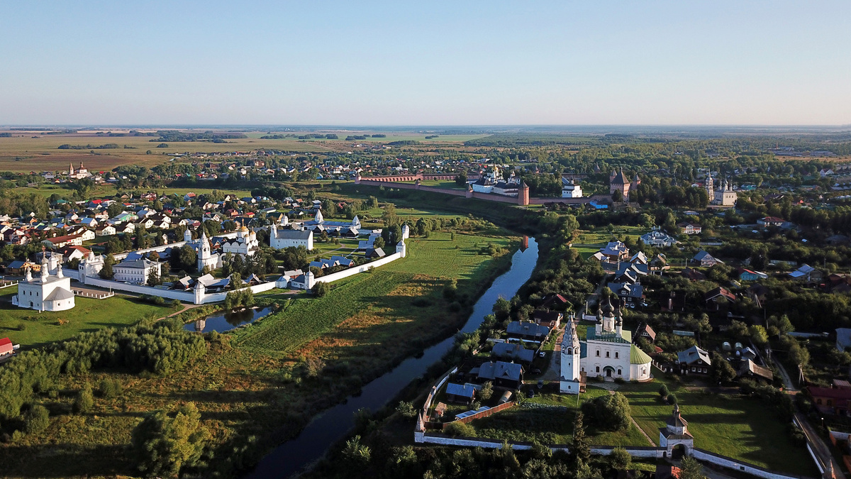 Суздаль с высоты.