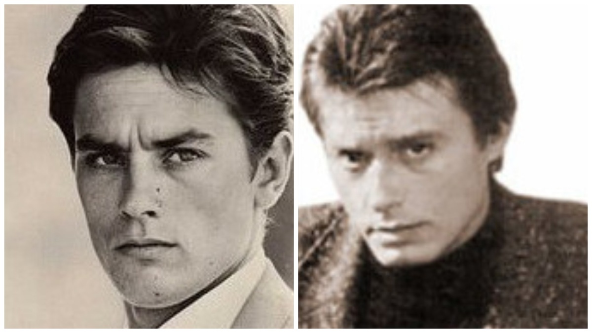 Фото: Коллаж Царьград/ Молодой Ален Делон (слева) и Анатолий Лобоцкий 