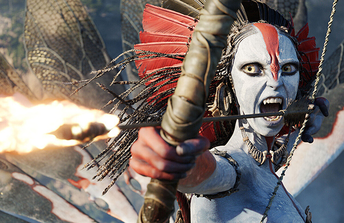    кадр из кинофильма «Аватар: Пламя и пепел»