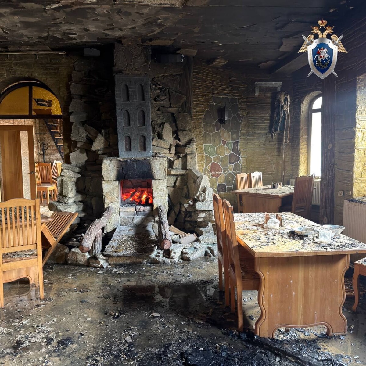    После взрыва