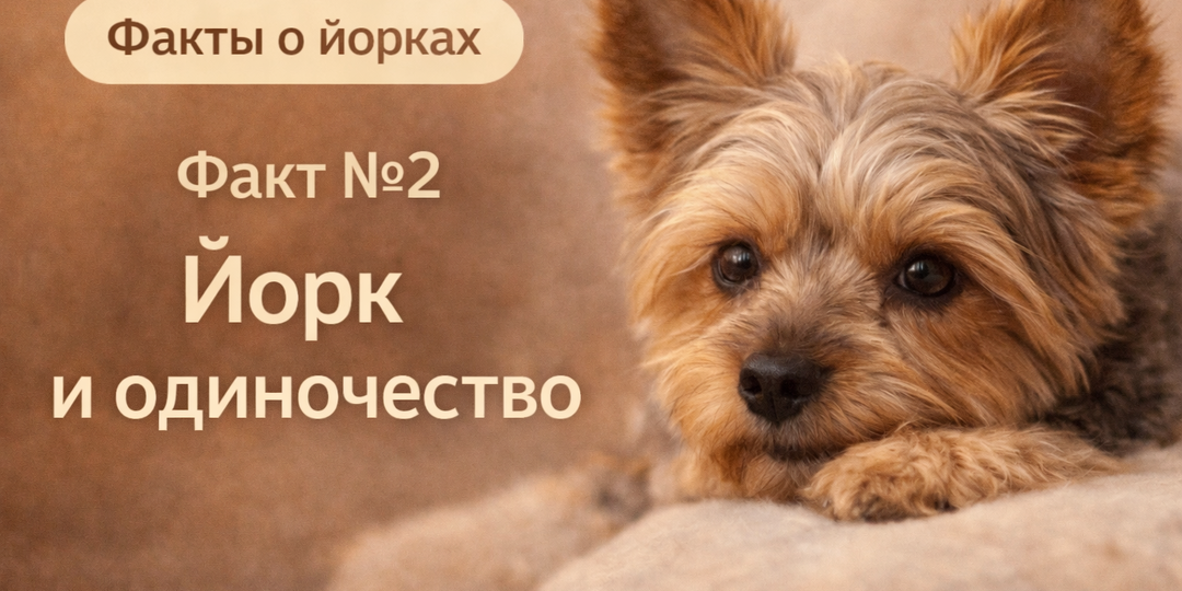 Факт №2. Йорк не любит одиночество