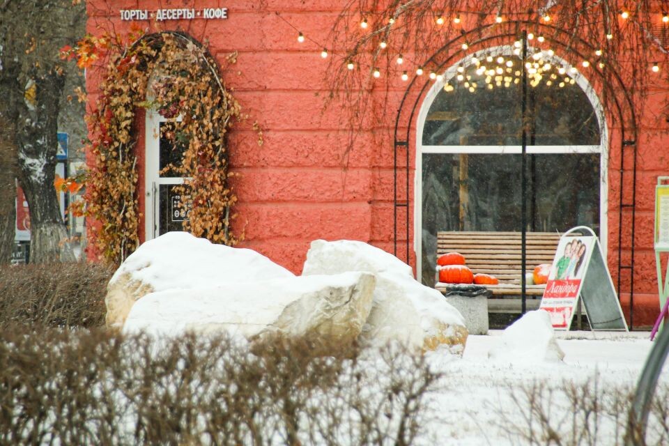    Снегопад в Барнауле. Источник: Виталий Барабаш/"Толк"