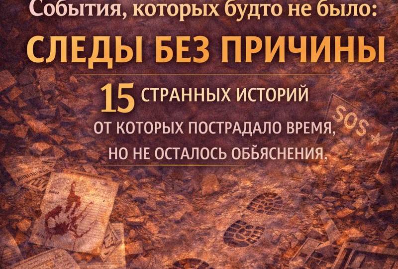 15 историй о событиях, о которых остались следы, но нет самого события