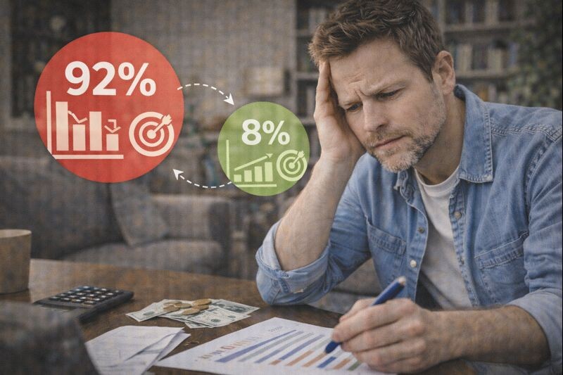Почему 92% финансовых целей не достигаются и как попасть в оставшиеся 8%