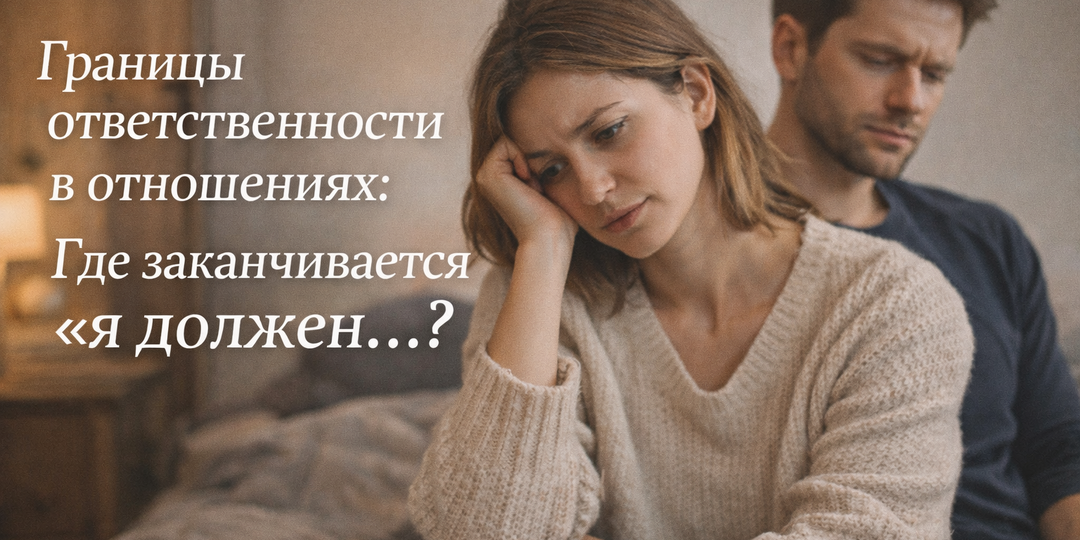 🧷 Границы ответственности в отношениях: где заканчивается я должен и начинается это не моё