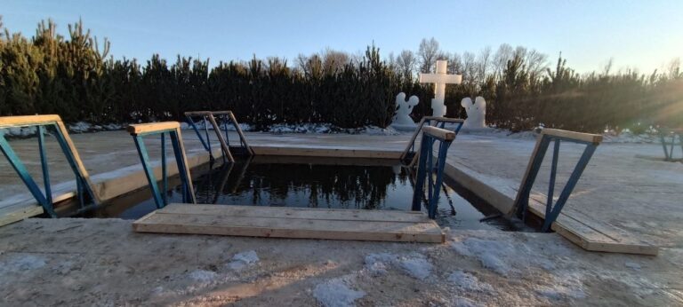    В Оренбурге полностью готова Крещенская купель на Урале Оренбуржье