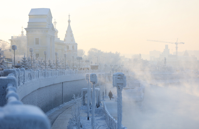    Иркутск. Вид на Нижнюю набережную Ангары. Евгений Коноплев/ТАСС