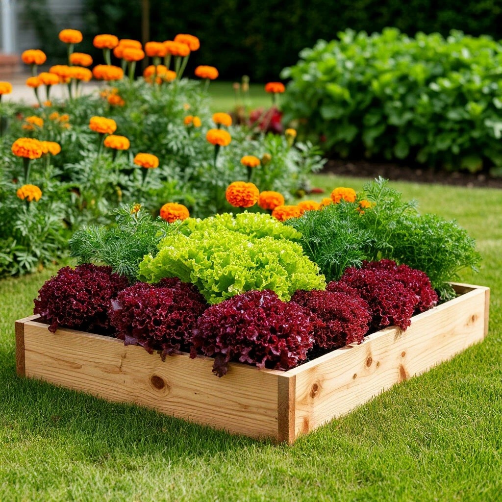 САЛАТЫ И БАРХАТЦЫ