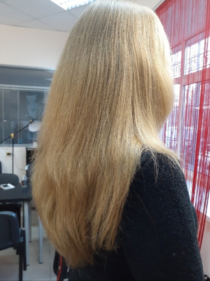 Фото, сделанное сразу после одной из бесплатных стрижек