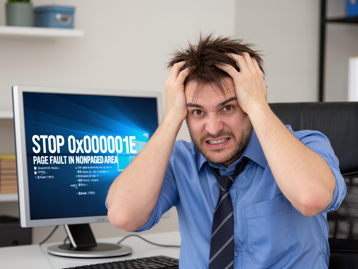 Так ИИ видит BSOD. Просто поверьте.