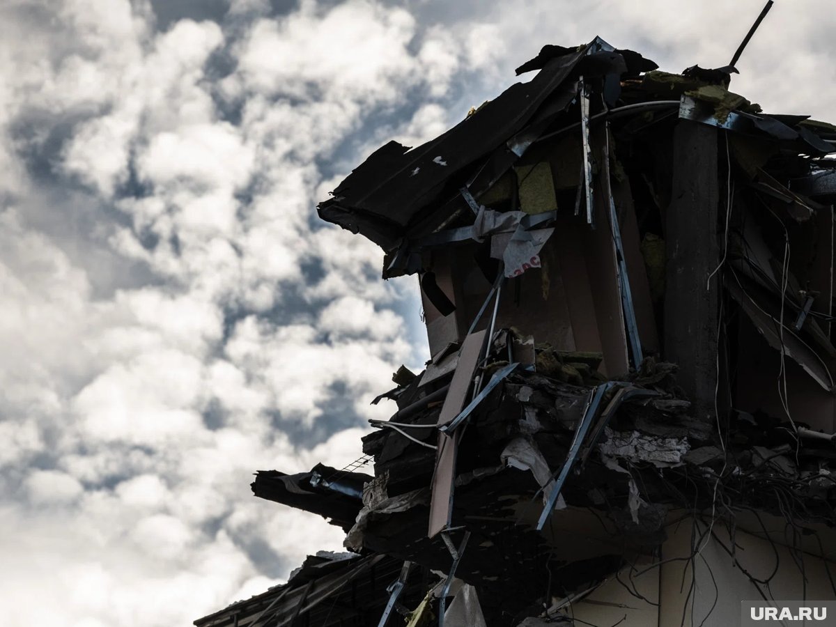     Из дома, куда упали обломки БПЛА, эвакуировали людей (архивное фото)