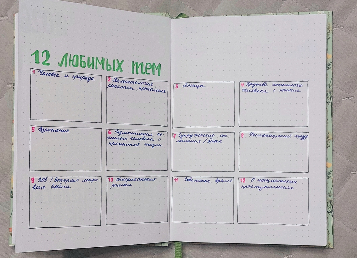 Мой читательский дневник